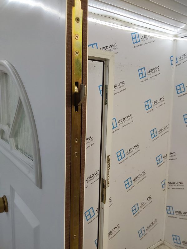 Used White Upvc Front Door 905mm x 2085mm 0120 - Image 4