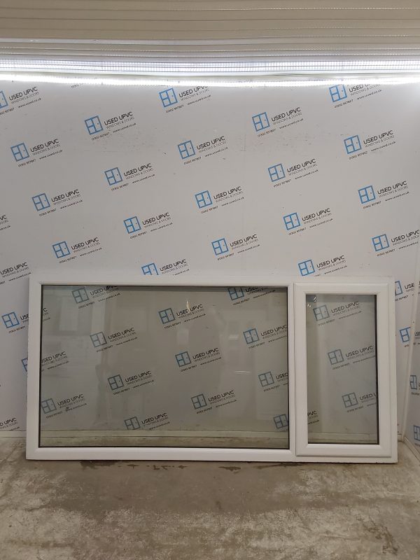 Used White Upvc Window 2370mm x 1190mm LW0030