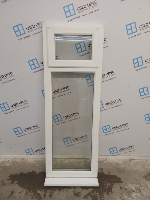 Used White Upvc Window 555mm x 1590mm W0020