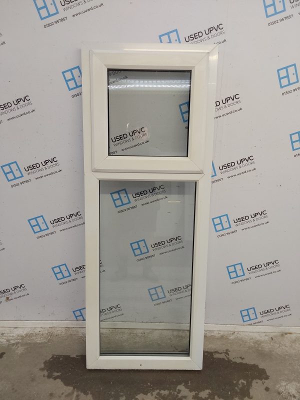 Used White Upvc Window 630mm x 1670mm W0060