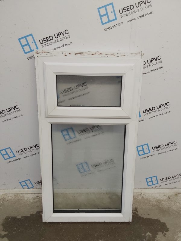 Used White Upvc Window 645mm x 1170mm (Reduce To 615mm x 1135mm) C2B100