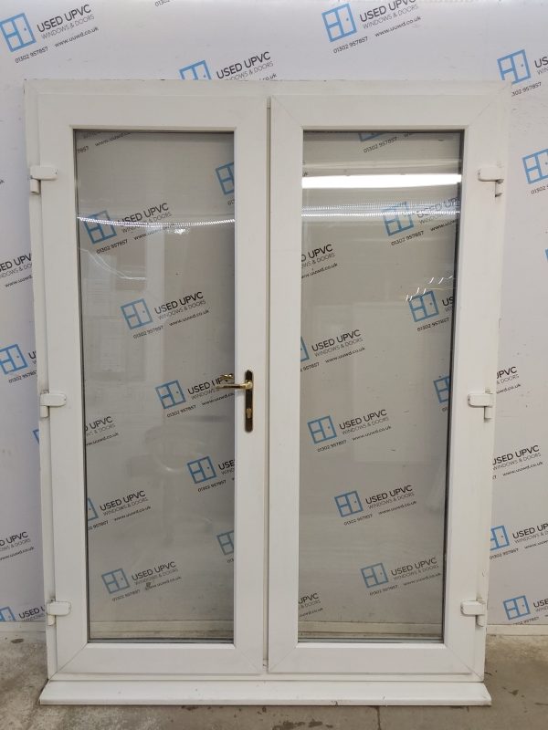 Used White Upvc French Doors 1575mm x 2105mm EA5