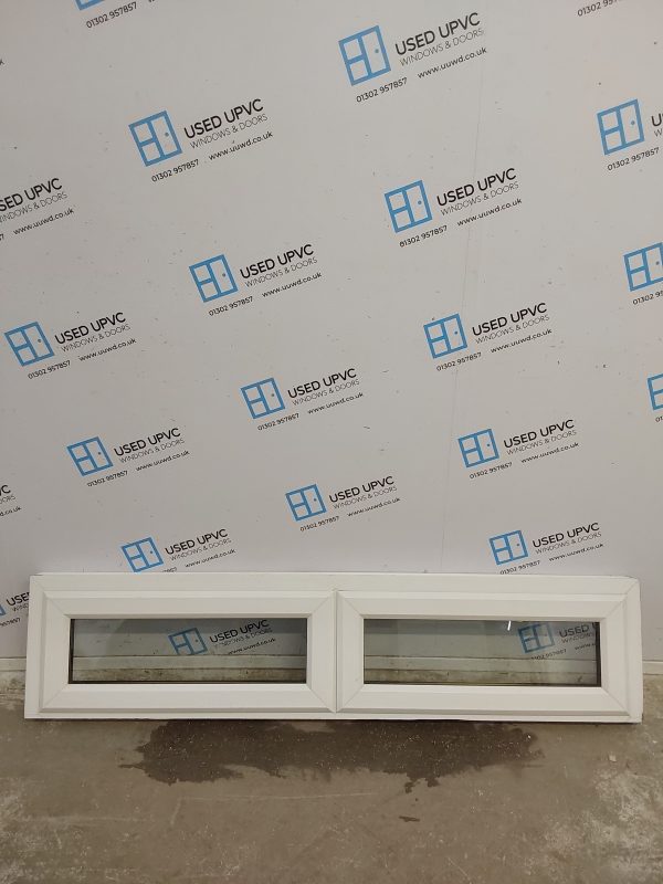 Used White Upvc Window 1700mm x 390mm W0138