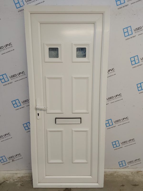 Used White Upvc Front Door 865mm x 2070mm C6004