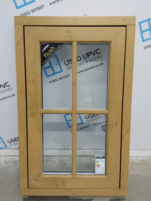Brand New Irish Oak Upvc Flush Fit Window 500mm x 800mm C2108