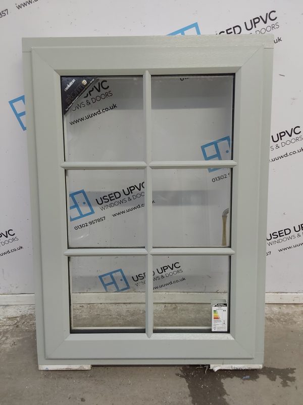 Brand New Agate Grey Upvc Window 650mm x 900mm C2B055