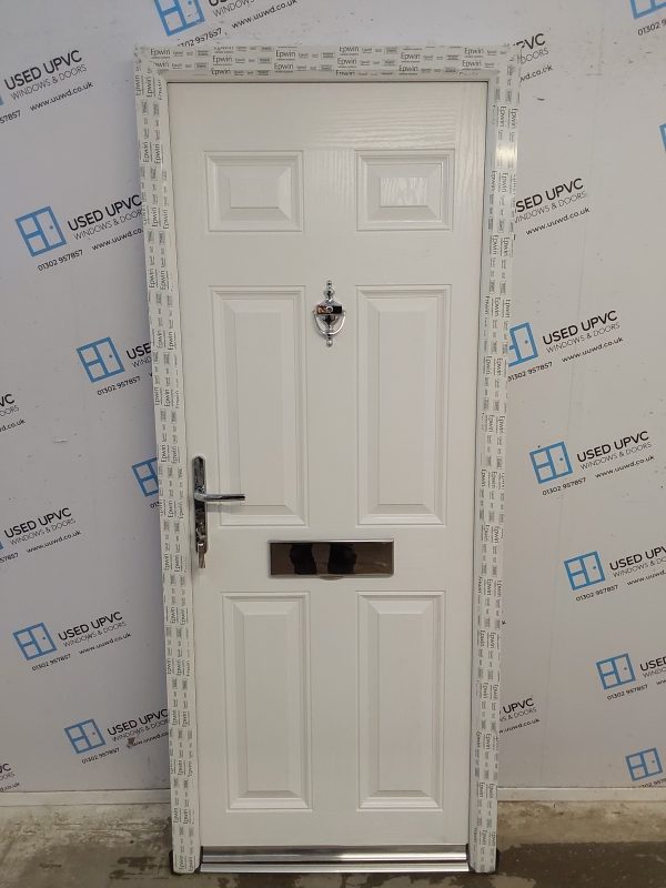Brand New White Composite Front Door 845mm x 2020mm ND18