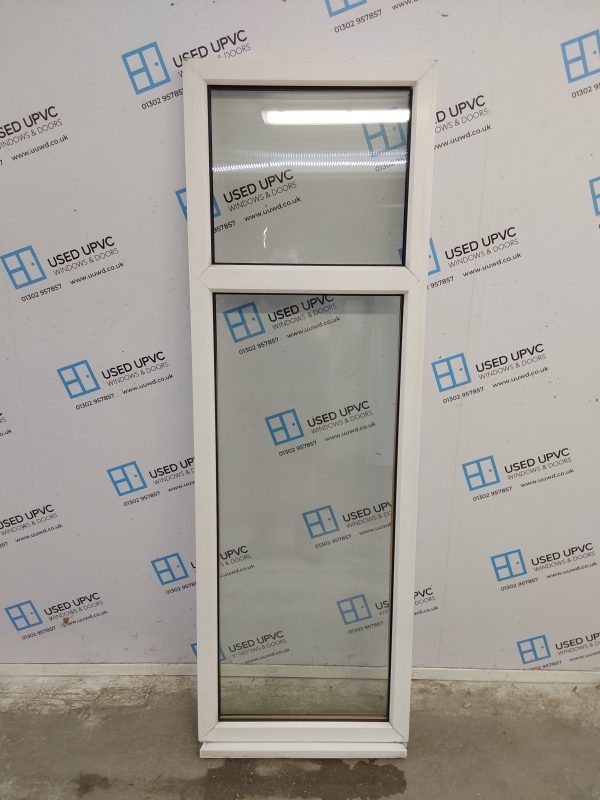 Used White Upvc Window 595mm x 1830mm C5016