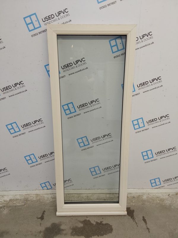 Used Cream Upvc Window 590mm x 1490mm W0520