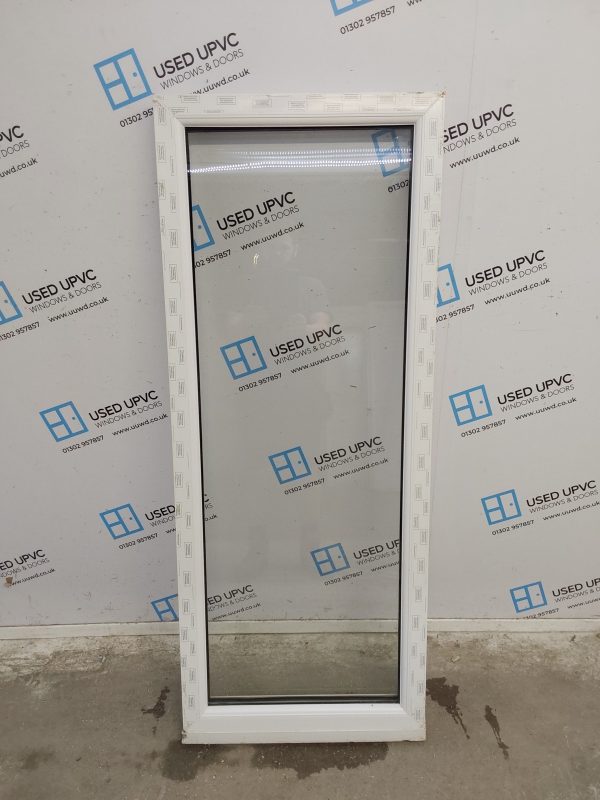 Used Cream Upvc Window 590mm x 1490mm W0520 - Image 2