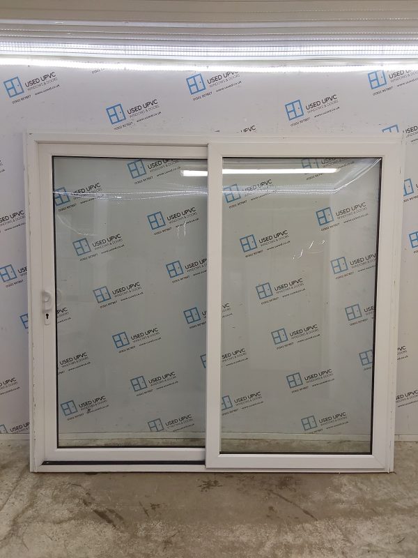 Used White Upvc Sliding Patio Doors 2210mm x 2030mm (Reduce To 2170mm) EA5