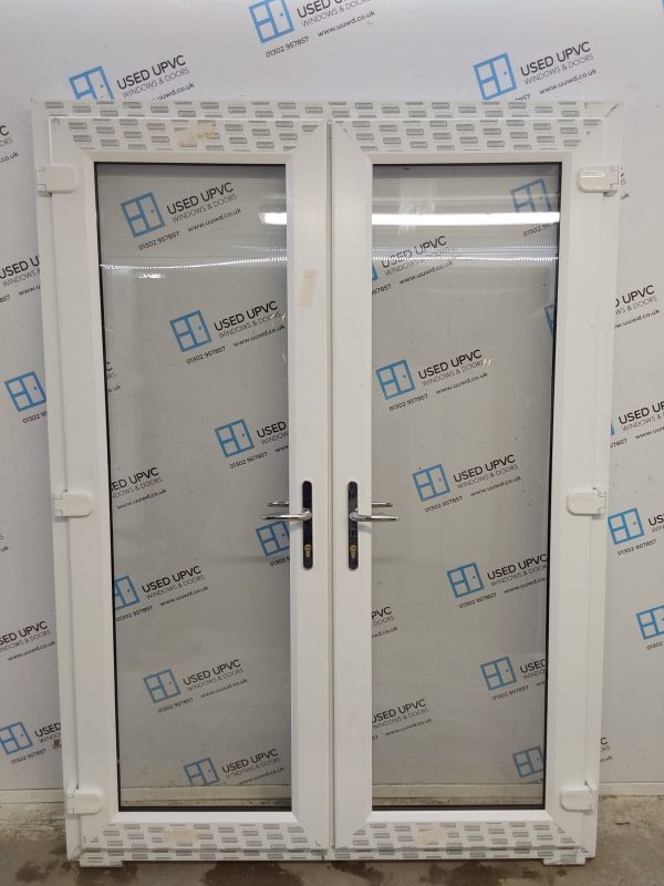 Brand New White Upvc French Doors 1500mm x 2060mm EA21