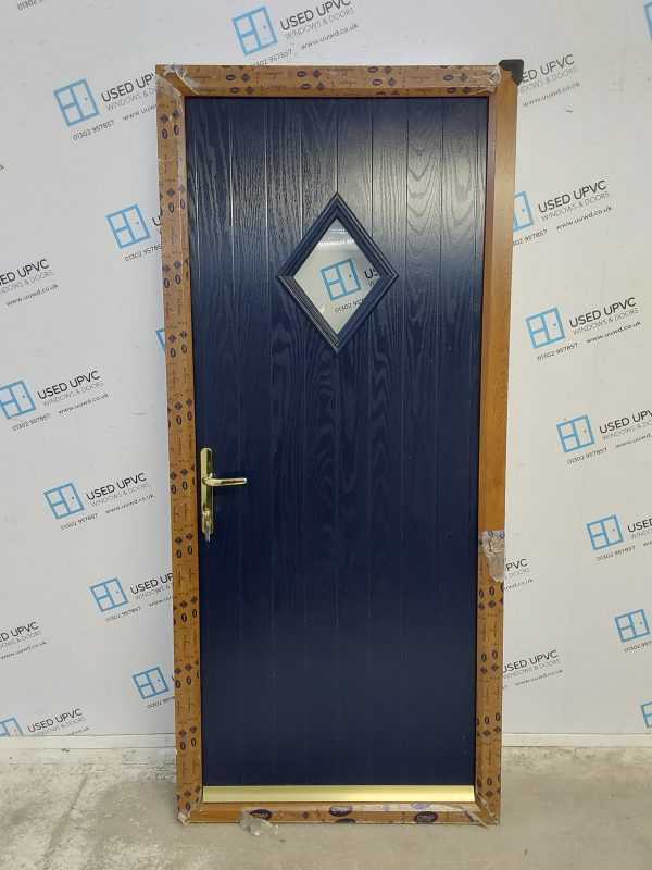 Brand New Dark Blue Composite Back Door 910mm x 2030mm C1ND12