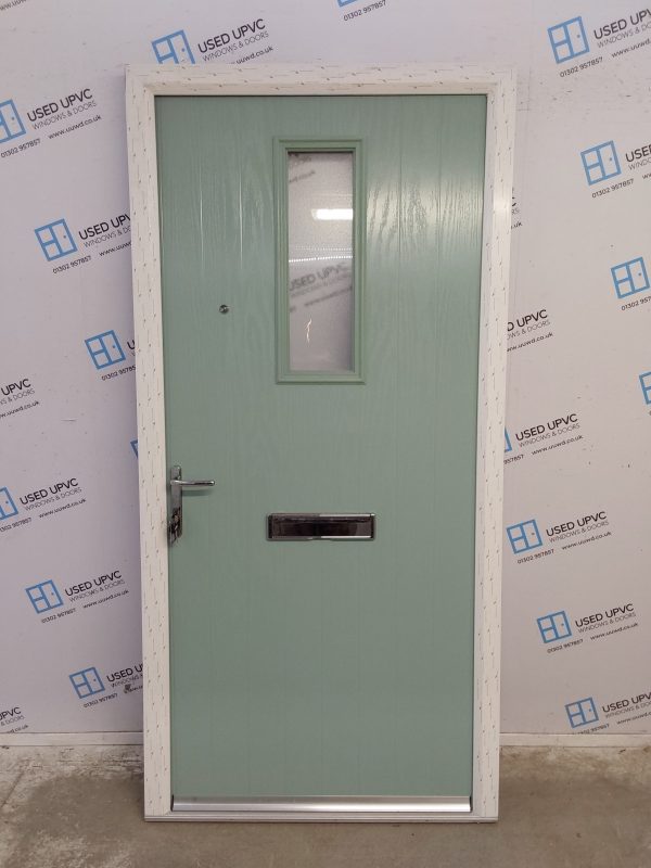 Brand New Chartwell Green Composite Front Door 1010mm x 2085mm C1ND36