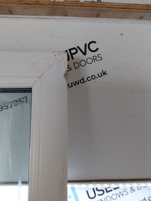 Used White Upvc Front Door And Toplight 860mm x 2545mm 0648 - Image 17
