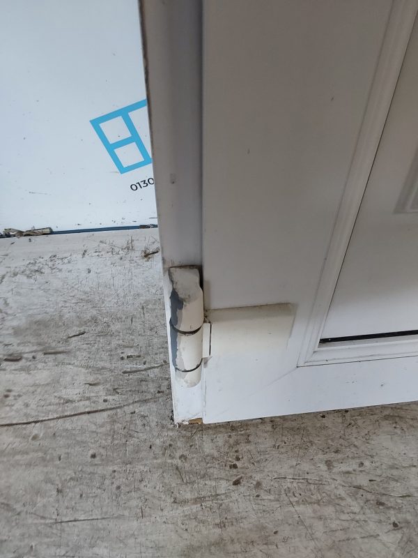 Used White Upvc Front Door And Toplight 860mm x 2545mm 0648 - Image 7