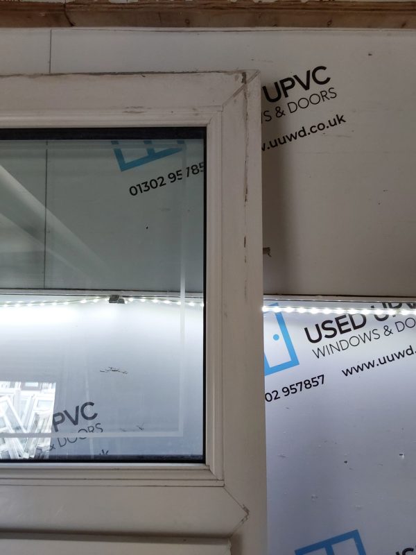 Used White Upvc Front Door And Toplight 860mm x 2545mm 0648 - Image 11
