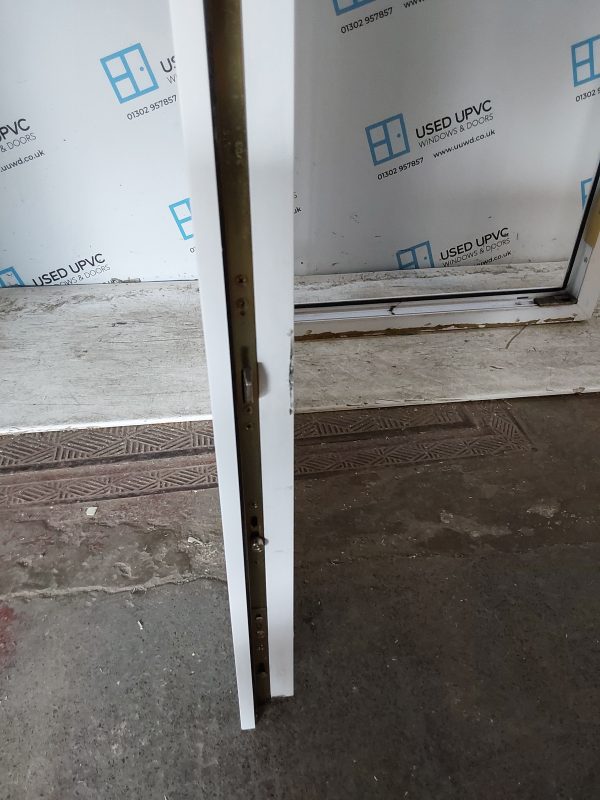 Used White Upvc Front Door And Toplight 860mm x 2545mm 0648 - Image 6