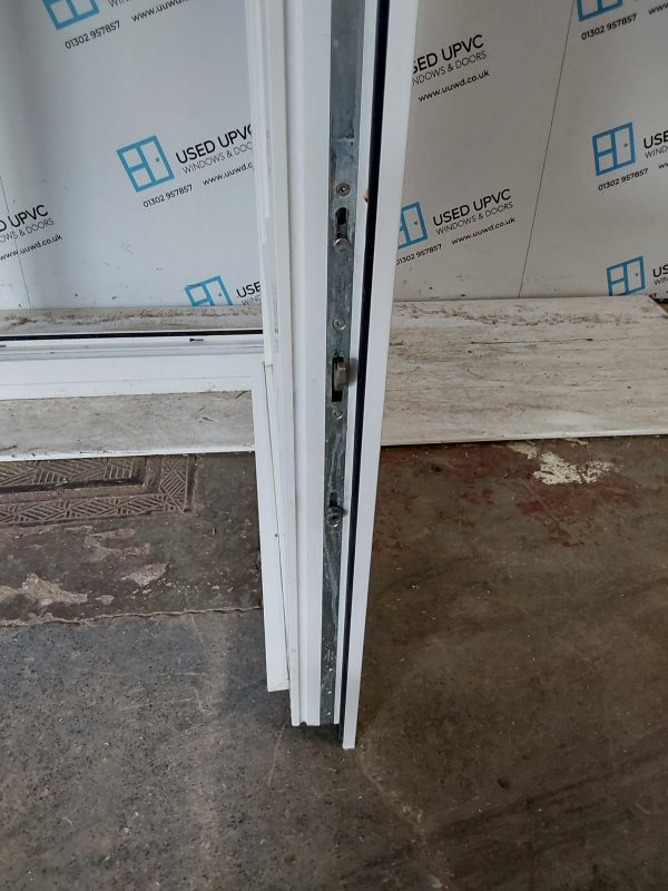 Used White Upvc Front Door And Toplight 820mm x 2500mm (Reduce To 805mm) 0612 - Image 6
