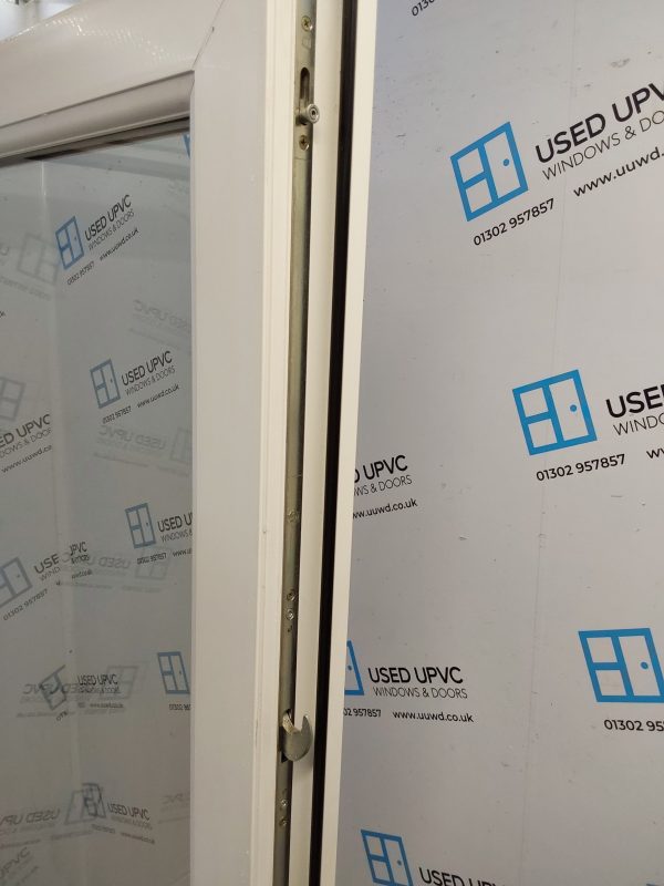 Used White Upvc French Doors 1760mm x 2060mm (Reduce To 2040mm) EA1 - Image 3