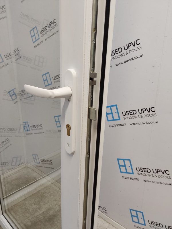 Used White Upvc French Doors 1760mm x 2060mm (Reduce To 2040mm) EA1 - Image 4