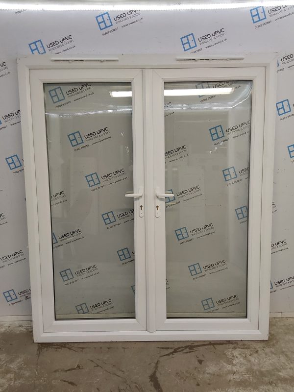 Used White Upvc French Doors 1760mm x 2060mm (Reduce To 2040mm) EA1 - Image 6