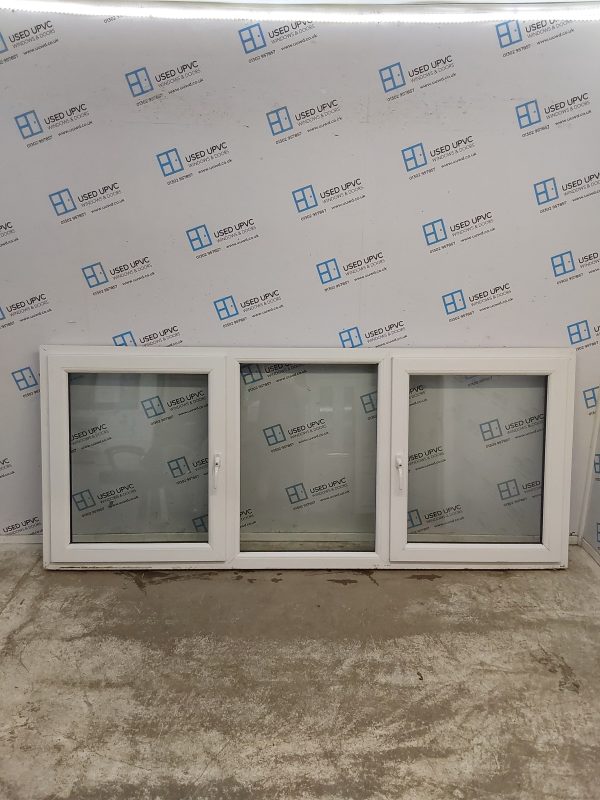 Used Rosewood Upvc Tilt And Turn Window 2430mm x 1030mm LW0050 - Image 2