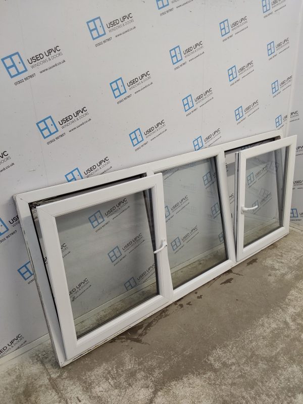 Used Rosewood Upvc Tilt And Turn Window 2430mm x 1030mm LW0050 - Image 3