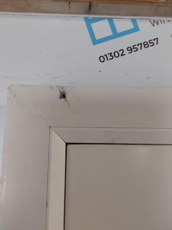 Used White Upvc Back Door And Toplight 820mm x 2500mm 0413 - Image 7