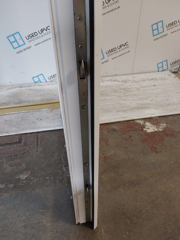 Used White Upvc Back Door And Toplight 820mm x 2500mm 0413 - Image 6