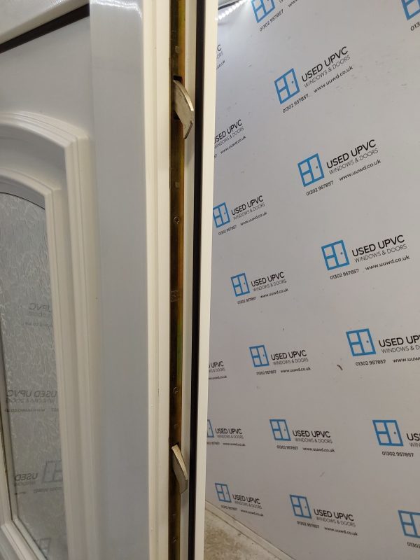 Used White Upvc Front Door 905mm x 2060mm (Reduce To 885mm) 0040 - Image 4