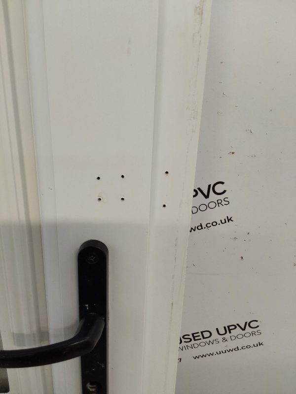 Used White Upvc Back Door 850mm x 2040mm 0041 - Image 7