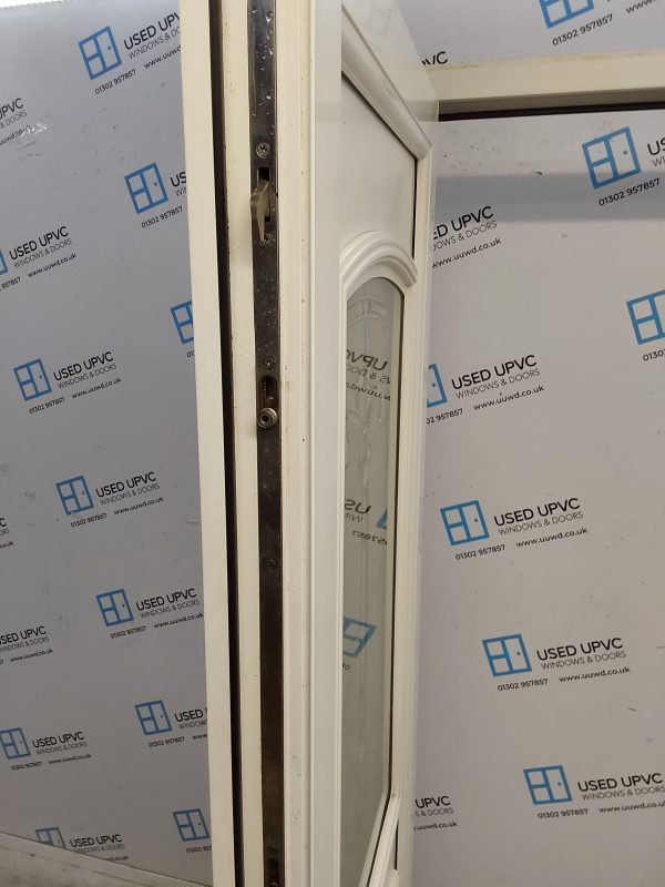 Used White Upvc Back Door 850mm x 2040mm 0041 - Image 4
