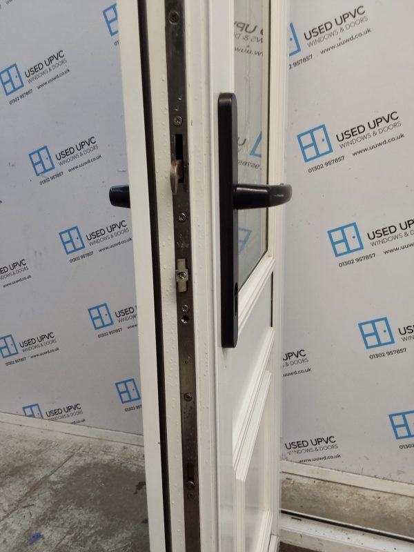 Used White Upvc Back Door 850mm x 2040mm 0041 - Image 5