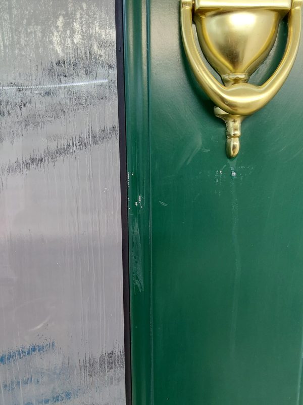 Used Dark Green Upvc Front Door 920mm x 2010mm 0042 - Image 8