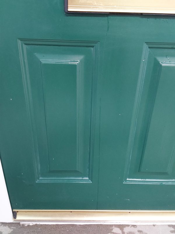 Used Dark Green Upvc Front Door 920mm x 2010mm 0042 - Image 7