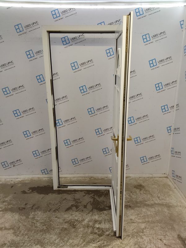 Used White Upvc Front Door 890mm x 2080mm 0378 - Image 3
