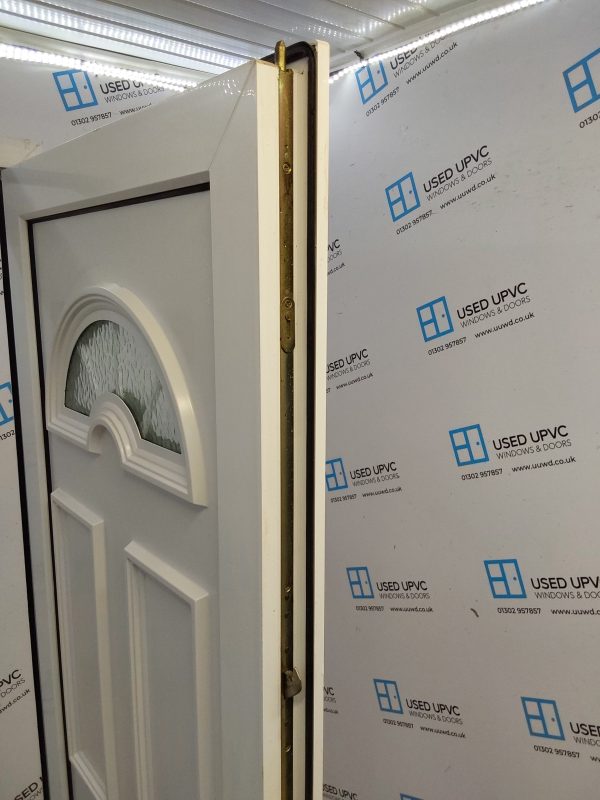 Used White Upvc Front Door 890mm x 2080mm 0378 - Image 4