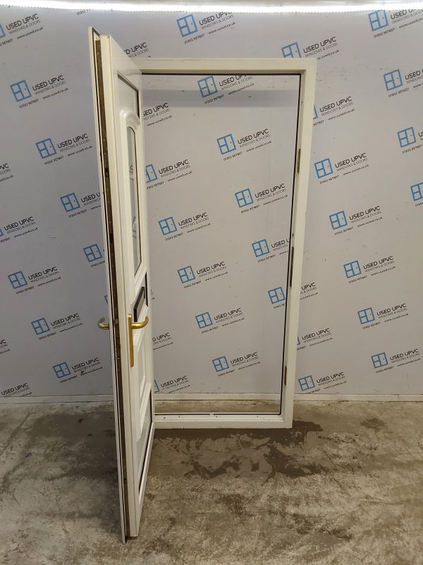 Used White Upvc Front Door 910mm x 2040mm 0377 - Image 3