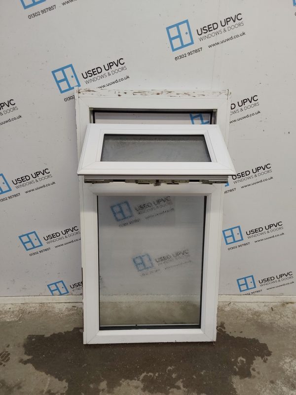 Used White Upvc Window 645mm x 1170mm (Reduce To 615mm x 1135mm) C2B100 - Image 2