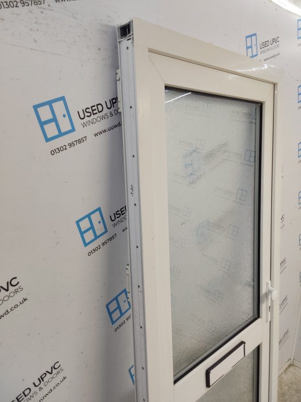 Used White Upvc Front Door 920mm x 2080mm 0555 - Image 7