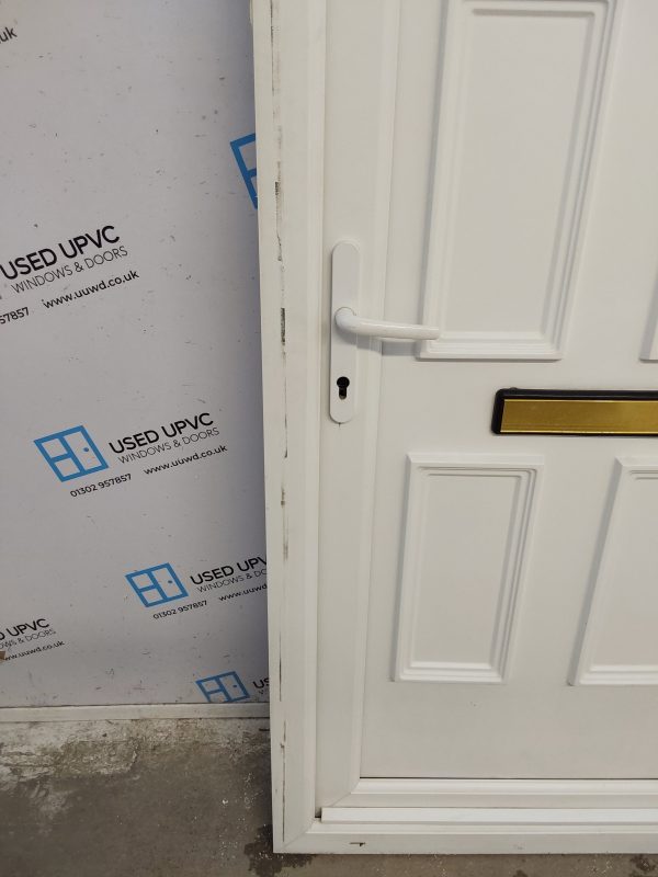 Used White Upvc Front Door 910mm x 2070mm 0434 - Image 10