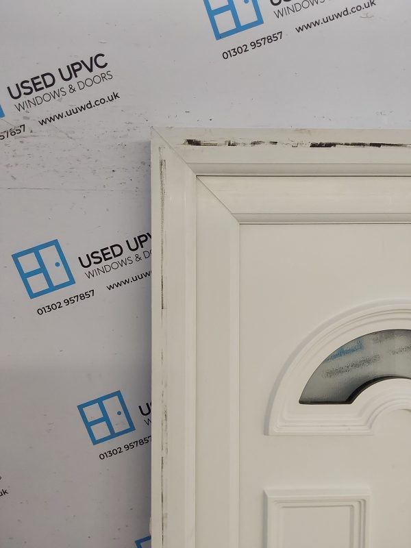 Used White Upvc Front Door 910mm x 2070mm 0434 - Image 11