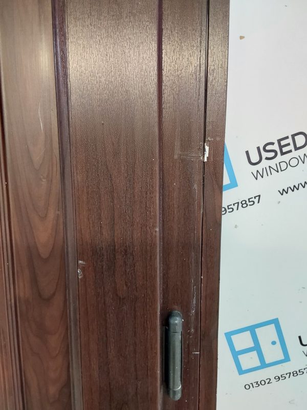 Used Rosewood Upvc Back Door 925mm x 2065mm (Reduce To 905mm) 0716 - Image 13