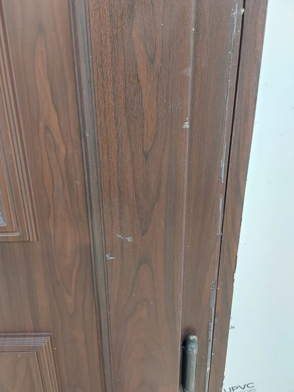 Used Rosewood Upvc Back Door 925mm x 2065mm (Reduce To 905mm) 0716 - Image 14