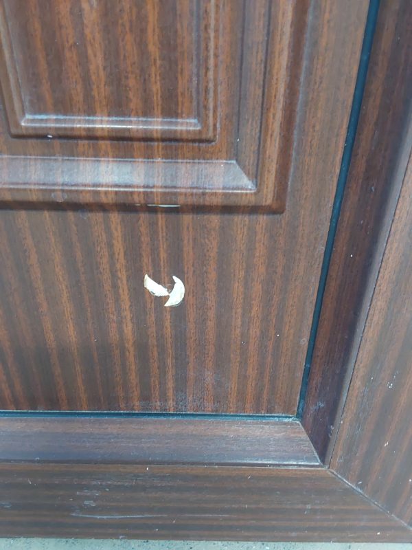 Used Woodgrain Upvc Stable Door 895mm x 2060mm (Reduce To 875mm) 0148 - Image 11
