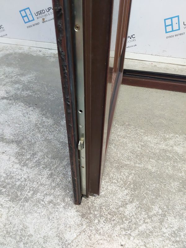 Used Woodgrain Upvc Stable Door 895mm x 2060mm (Reduce To 875mm) 0148 - Image 7