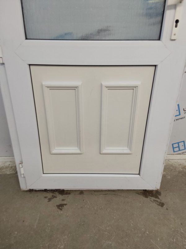 Used White Upvc Back Door 930mm x 2020mm (Reduce To 915mm) 0020 - Image 7