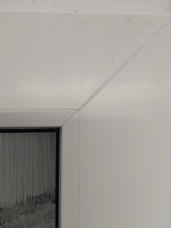 Used White Upvc Back Door 930mm x 2020mm (Reduce To 915mm) 0020 - Image 9