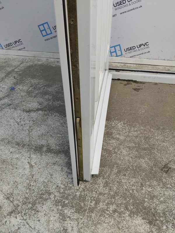 Used White Upvc Back Door 930mm x 2020mm (Reduce To 915mm) 0020 - Image 6